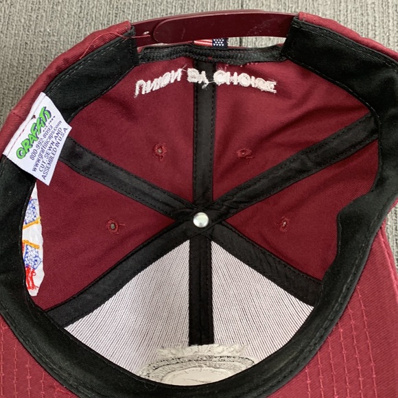 Vintage Local 103 Snapback Hat Mens Adjustable Maroon Baseball Cap Graffiti - Picture 12 of 13